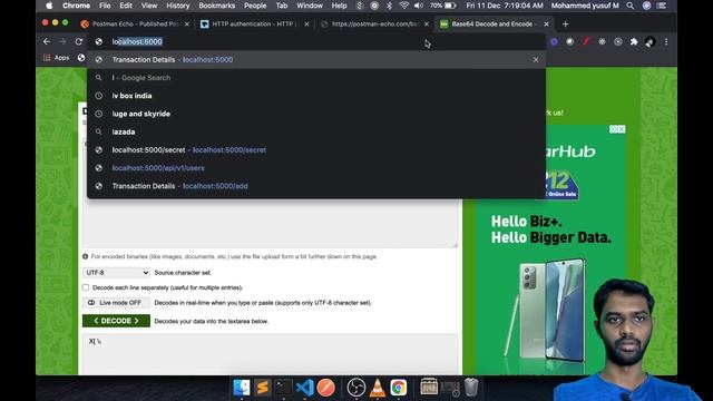 Crash Course API - Part 7 | Implementing HTTP Basic Auth | yusy4code смотреть онлайн
