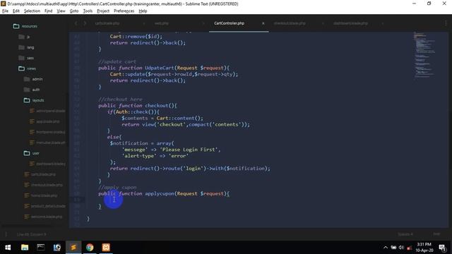 eCommerce Checkout & Cupon System Laravel 7 | HR Mahid смотреть онлайн