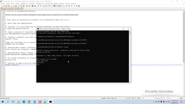 2- Oracle Apex - Cambiar Idioma del Builder смотреть онлайн