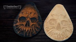 Брелок из кожи | Тиснение на коже | Работа с кожей