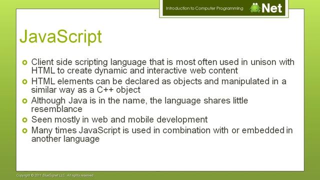 WiBit.Net - Introduction to Computer Programming - 03 - Common Modern Languages - Part 2 смотреть онлайн