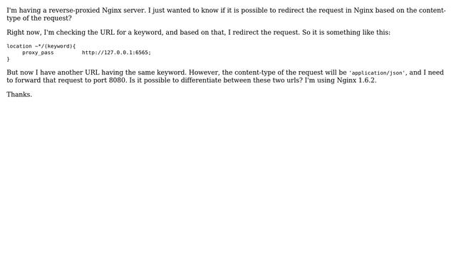 DevOps & SysAdmins: Change Nginx redirection rules based on content-type of request смотреть онлайн