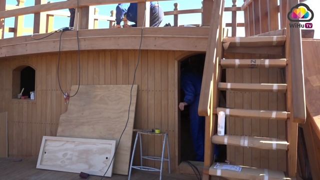 Huelva viajará por el mundo en el la Nao Santa María - Reportajes WiHuTV смотреть онлайн