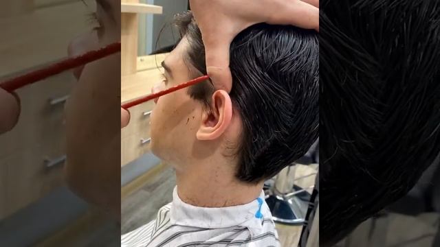 Мужская стрижка бритвой