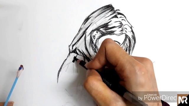 How to draw easy sad Girl Sketch with charcoal pencil drawings for beginners смотреть онлайн