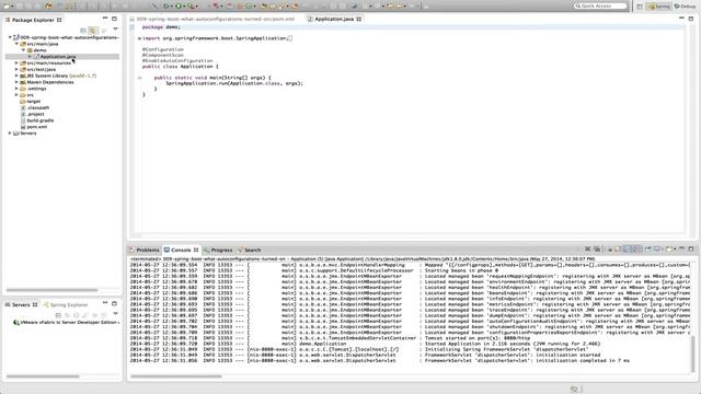 Screencast #9: Spring boot troubleshooting AutoConfiguration смотреть онлайн