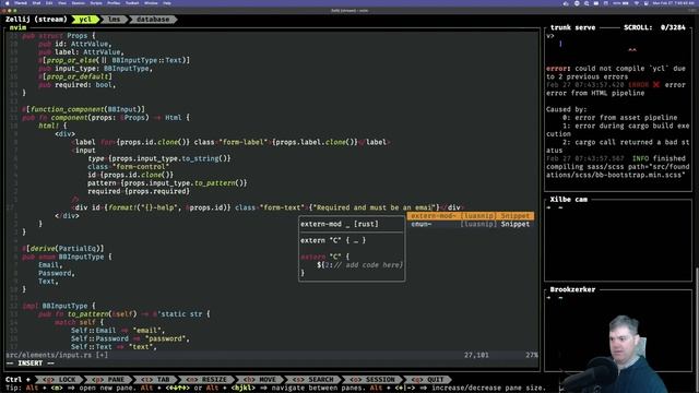 Stream archive: Setting up auth for the LMS project with Yew and Rust stream 15 (2023-02-27) смотреть онлайн