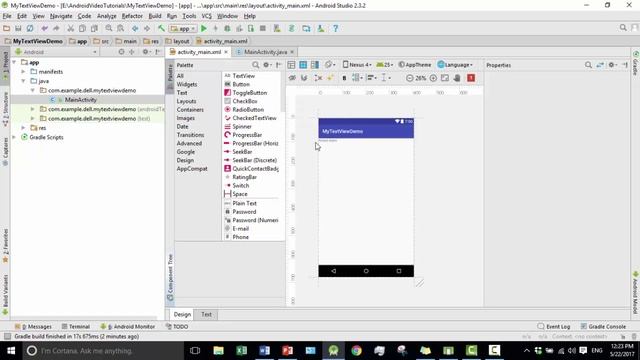 Android Bangla Tutorial 2.2 : textview in android example (part-1) смотреть онлайн