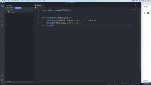 How to Create a Node Server - Tutorial #72 смотреть онлайн