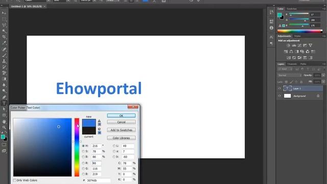 How To Add Text in Photoshop CS6 - Photoshop Tutorial смотреть онлайн