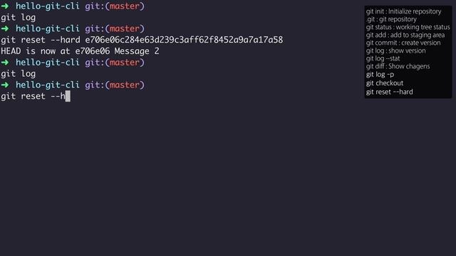 GIT2 - CLI 버전관리 - 9. 삭제 - git reset смотреть онлайн