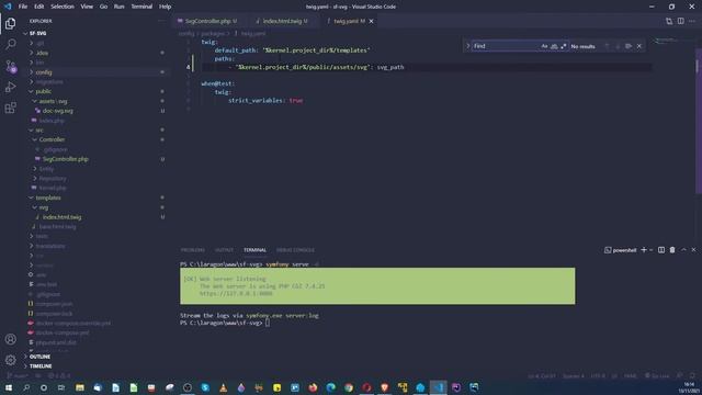 Symfony - Intégrer un SVG externe dans un template Twig (sans balise img) смотреть онлайн