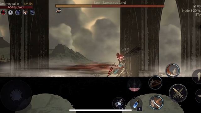 Shadow Hunter Lost World Defeating Leo Luminous Lord Node 3-20 with The Legendary Abyssal Sword! смотреть онлайн