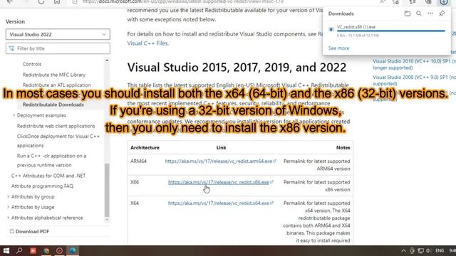 Solved VCRUNTIME140.dll and mfc140u.dll error quick fix смотреть онлайн