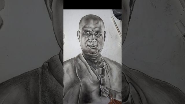 How to shade Realistic Portrait Part-6 / 3d drawing / free hand drawing смотреть онлайн