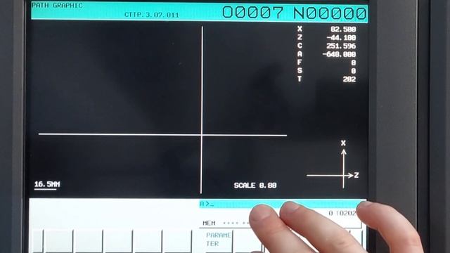 Прорисовка траектории (симуляция обработки) смотреть онлайн