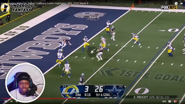 Cowboys Hater Reacts To Los Angeles Rams vs. Dallas Cowboys Game Highlights | NFL 2023 Week 8 смотреть онлайн