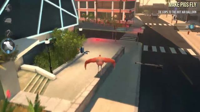 Fooling around as Flamingo in Goat Simulator смотреть онлайн