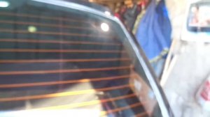 Калина,омыватель заднего стекла.