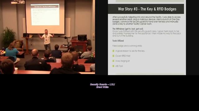 BSides Nashville 2017 Red00 Security Guards LOL Brent White смотреть онлайн