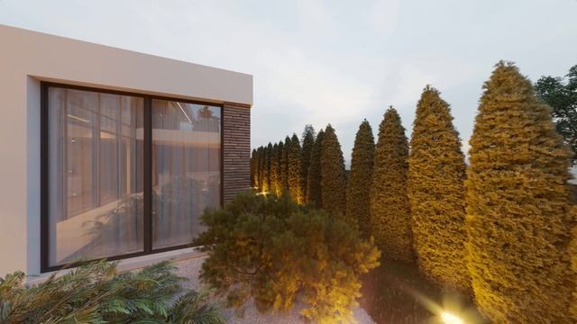 СОВРЕМЕННЫЙ ДОМ С ВНУТРЕННИМ ДВОРОМ (4K UHD) | спокойная релакс музыка смотреть онлайн