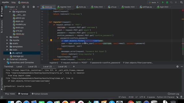 #23 User Registration part-4 смотреть онлайн