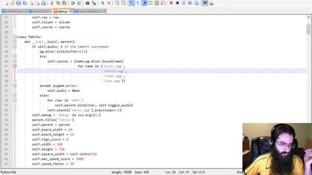 Let's Code Python: Tetris, Part 12 смотреть онлайн