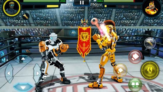 REAL STEEL WRB Atom VS MIDAS GOLD New Robots UPDATE (Живая сталь) смотреть онлайн