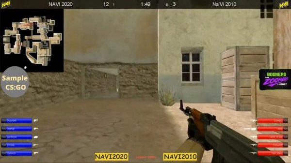 NAVI 2010 vs NAVI 2020 | CS:1.6 Tuscan(map 3)