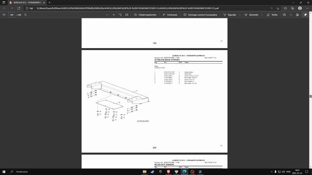 Deutz-Fahr Agrolux 45E (sn. D10S403WX1E5001J13- .......) parts catalog смотреть онлайн