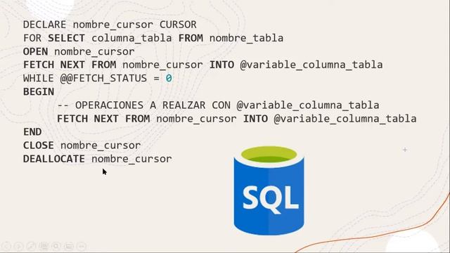Uso de Cursores SQL Server смотреть онлайн