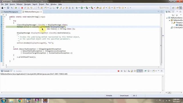 How to call the public method using Java Reflection? | Reflection in java смотреть онлайн