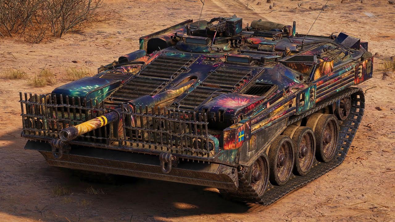 Strv 103B - ТАНЦЕВАЛ 2.0 - 7 Кил 11,4К Дамаг смотреть онлайн