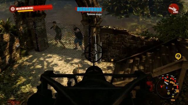 DEAD ISLAND Riptide - Часть 6: Насос и Пулеметы, Проход в Катакомбы. смотреть онлайн