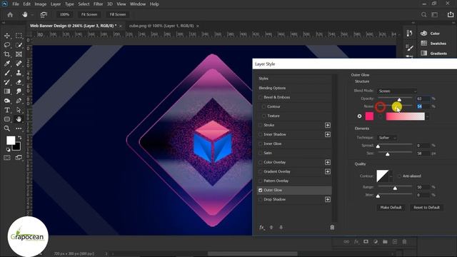 How To Design Creative Web Banner Ad - Photoshop Cc Tutorial смотреть онлайн