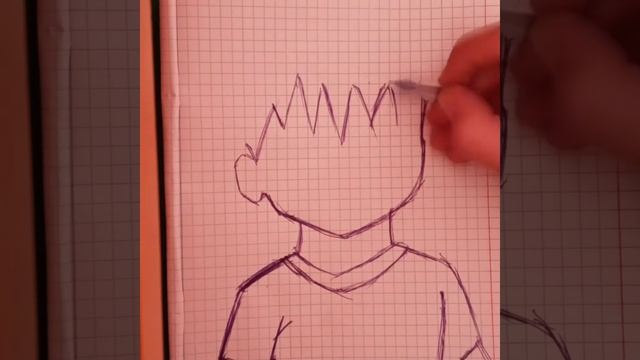 Как нарисовать маленького Наруто+[AMW]