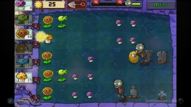 Plants vs Zombies Updated (1.9.2) - iPhone Gameplay Video смотреть онлайн