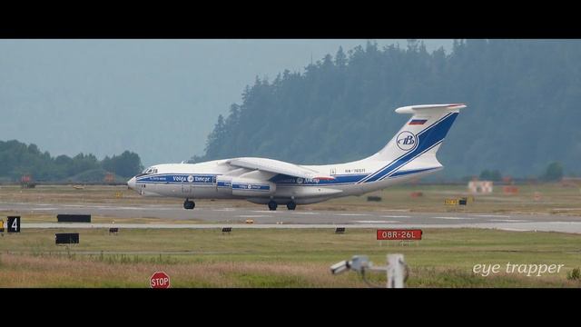 (4K) RARE Soviet Ilyushin IL-76 Departure at Vancouver YVR смотреть онлайн