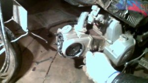 как снять головку цилиндра на мопеде альфа (дельта)