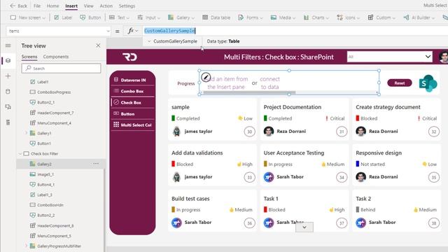 Multi Select Filters in Power Apps with Combo box, Checkboxes & No Delegation❗ смотреть онлайн