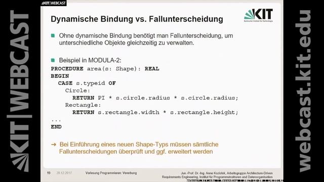 08: Vererbung, Dynamische Bindung, Attribute und Methoden смотреть онлайн