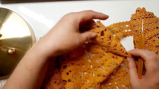 УЧИМСЯ ВЯЗАТЬ КРЮЧКОМ УРОК33 КАК ВЯЗАТЬ С ЛЮРЕКСОМ LEARNING TO CROCHET LESSON33 KNITTING WITH LURE смотреть онлайн