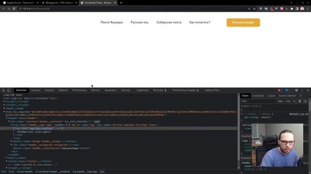 БЕСПЛАТНЫЙ ИНТЕНСИВ «САЙТ-КОНСТРУКТОР ПО ПРОДАЖЕ ЁЛОК» День 1 | HTML CSS JS смотреть онлайн