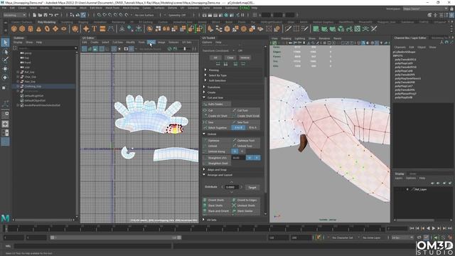 UV Mapping Characters in Maya 2020 смотреть онлайн
