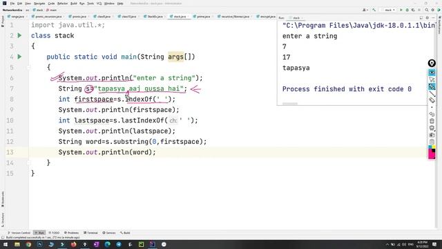 String Function ||indexOf() || substring() || Java tutorial for beginners || Java programming смотреть онлайн