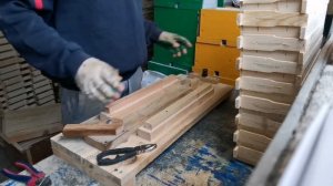 Натяжка проволоки в магазинных рамках