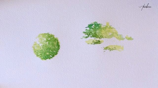5 MINUTE Tutorial...How to paint a tree -ARCHITECTURAL rendering part-1 смотреть онлайн