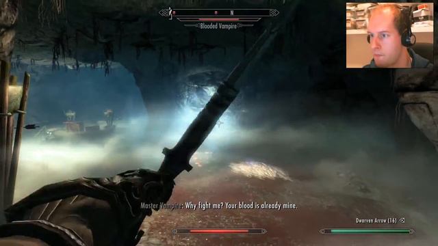 SKYRIM SE Let's Play Ep 57 - Master Vampire In Pinewood Cave смотреть онлайн