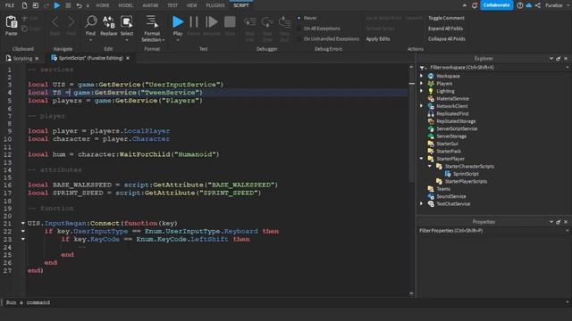 How to Create Sprinting in Roblox Studio (+ Player Acceleration) смотреть онлайн