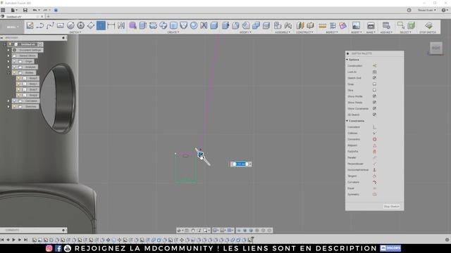 Tuto FR | Initiation complète à Fusion 360 le logiciel de modélisation. Grenade par Walk'n смотреть онлайн